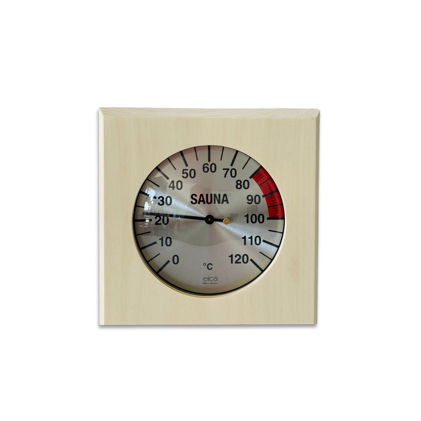 Sauna Thermometer Square Timber